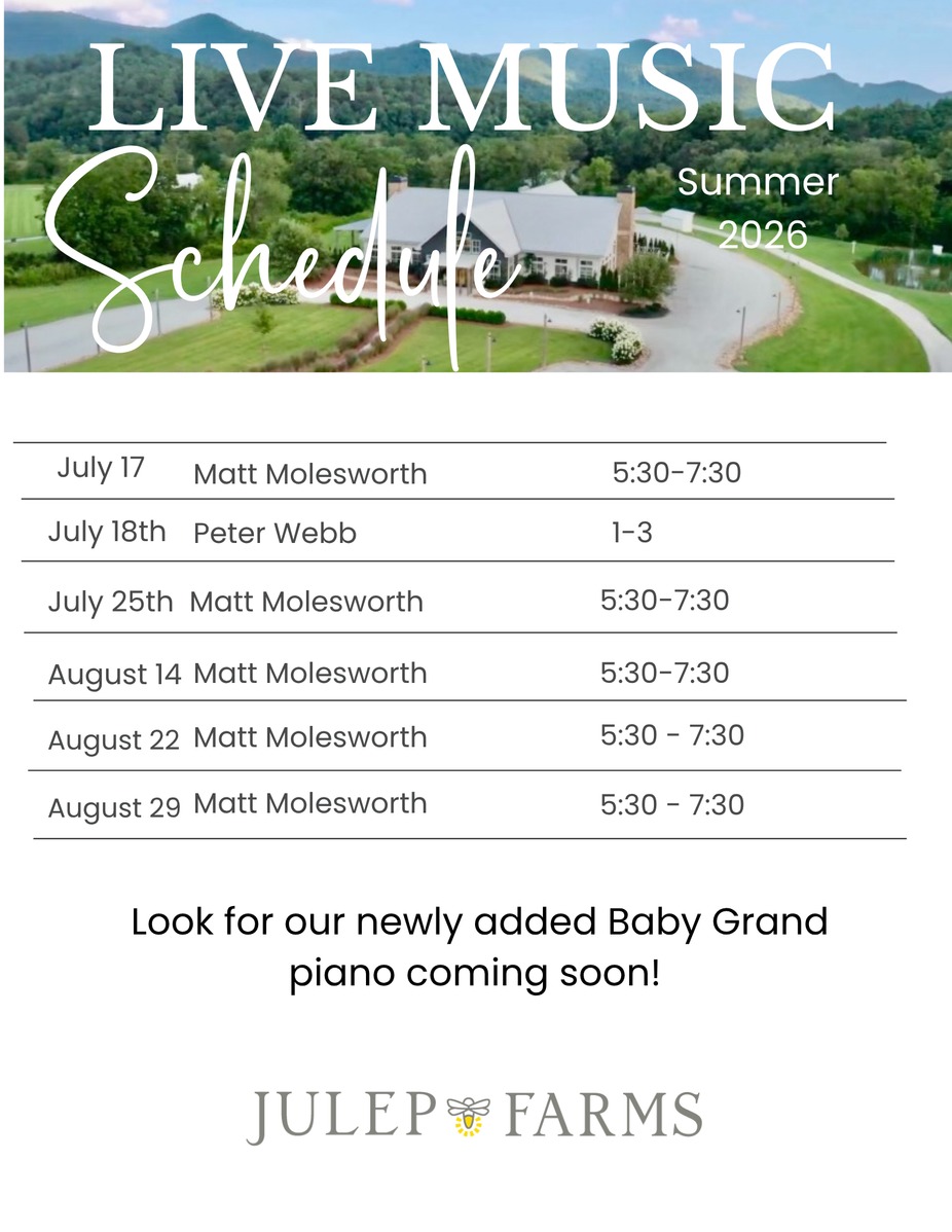 Live Music At The Farm - NEW DATES ADDED! event photo