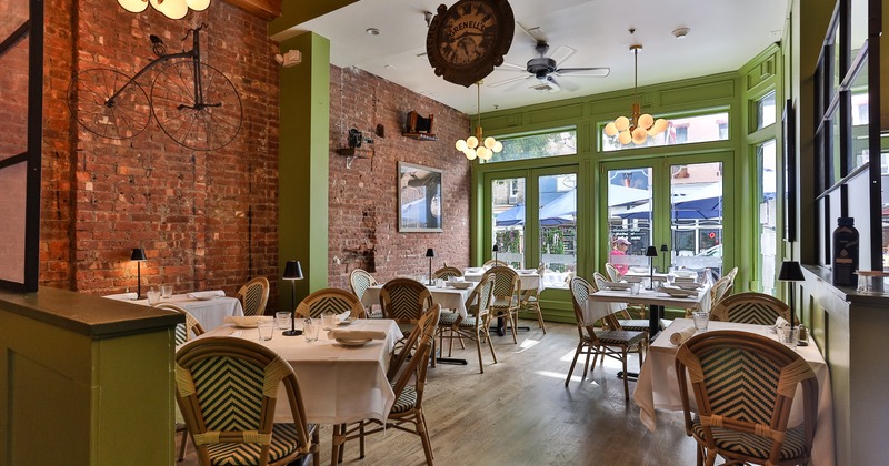 Interior, dining area