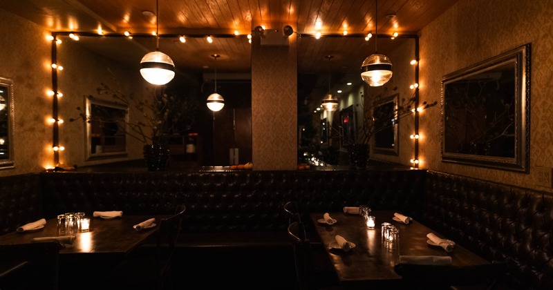 Interior seating area