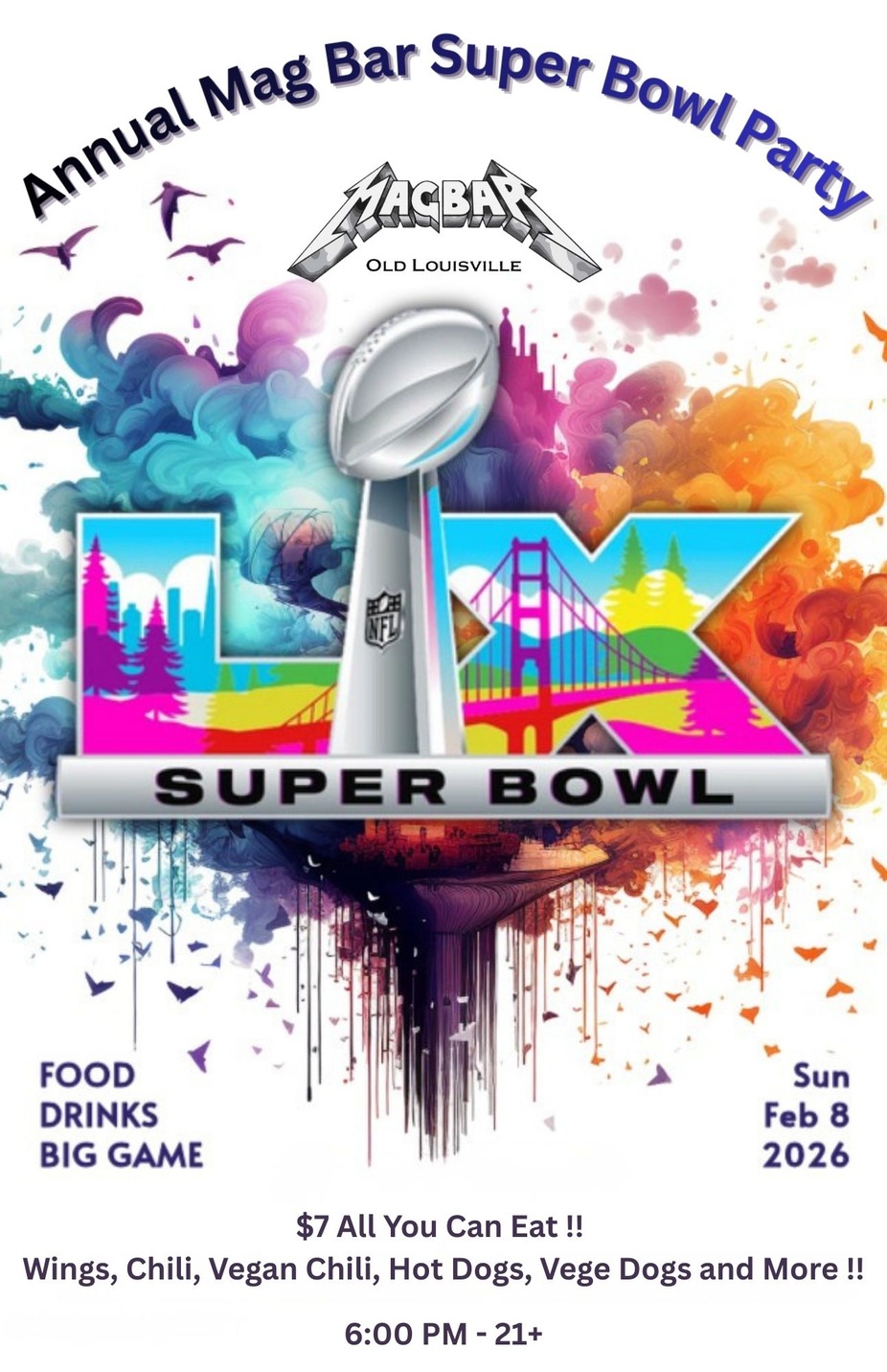 Annual Mag Bar Super Bowl Party event photo