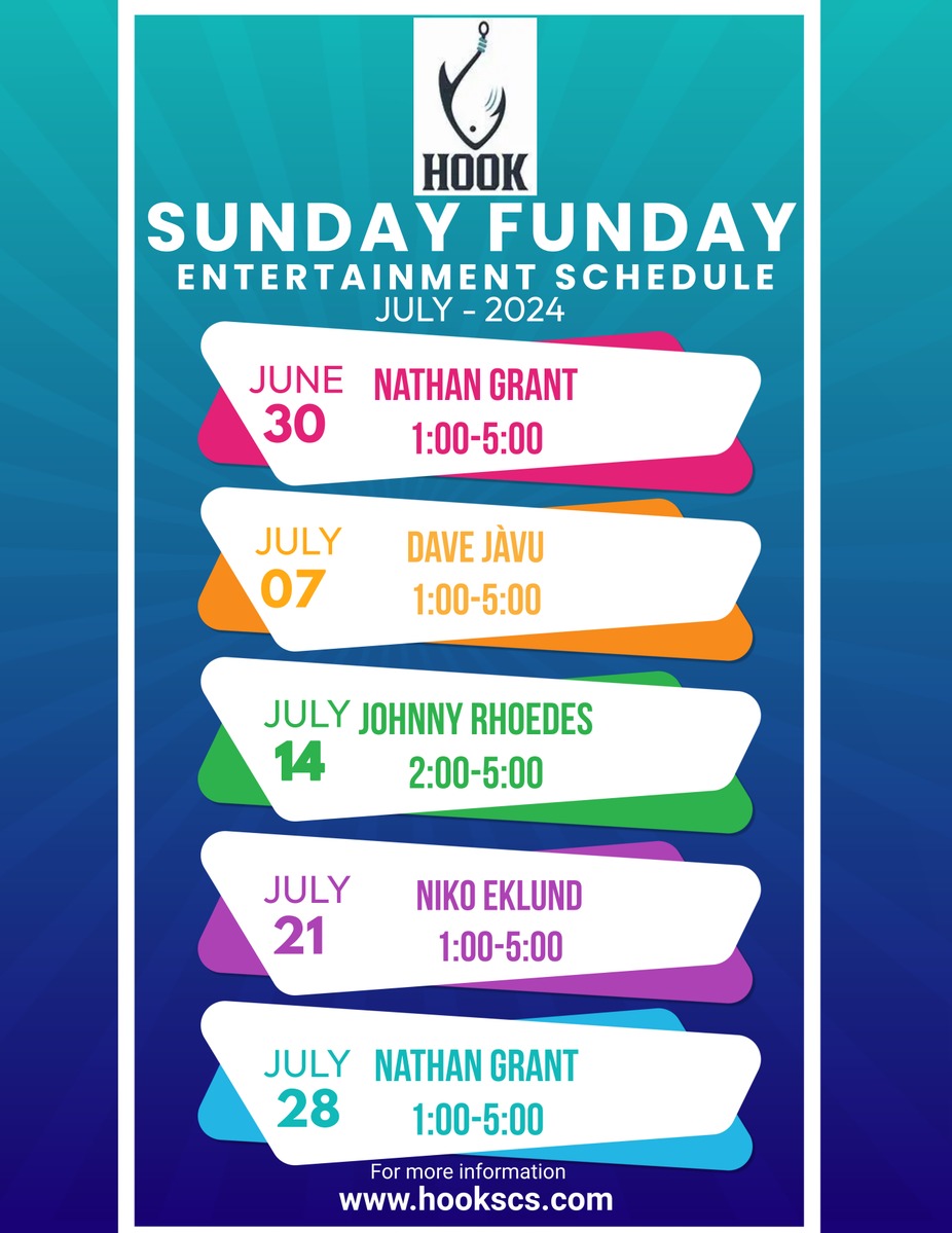 Sunday Funday - Entertainment Schedule event photo