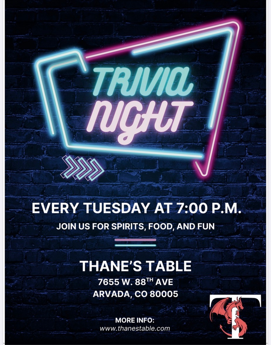 Weekly Nerdy Trivia! event photo