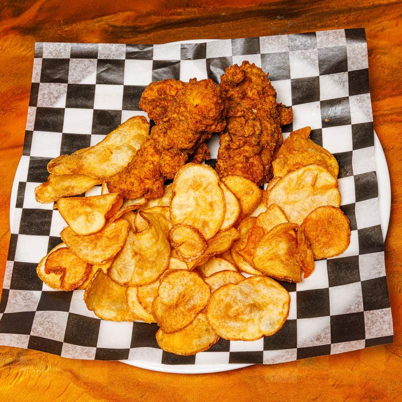 menu item 9 of 28, Chicken Tenders Basket (3)