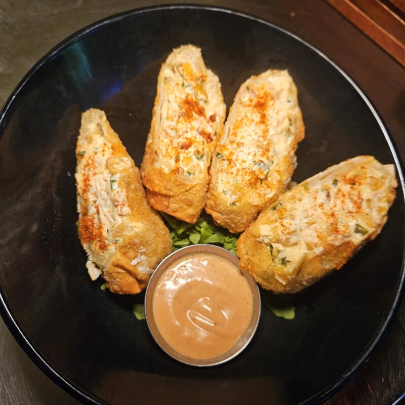 Street Corn Dip Egg Rolls photo