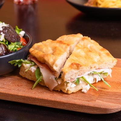 Prosciutto sandwich.