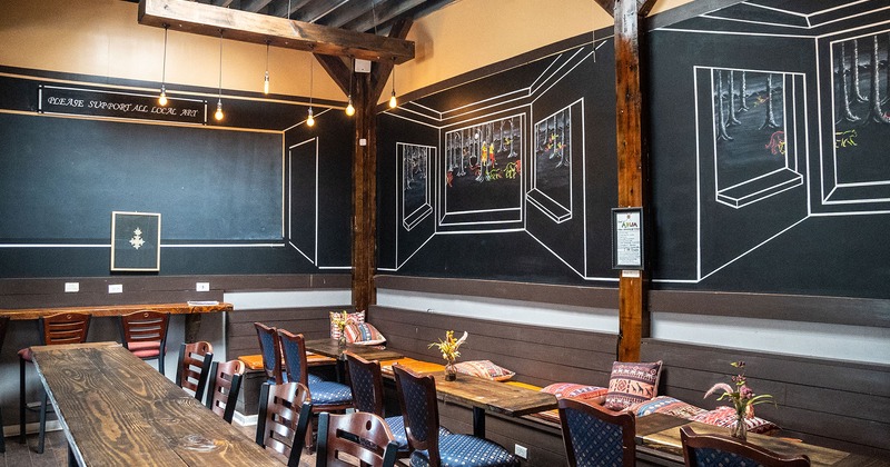 Interior, main seating area