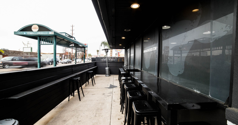 Exterior, patio seating area