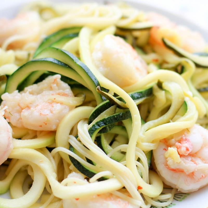 Linguine Zucchine & Shrimps photo