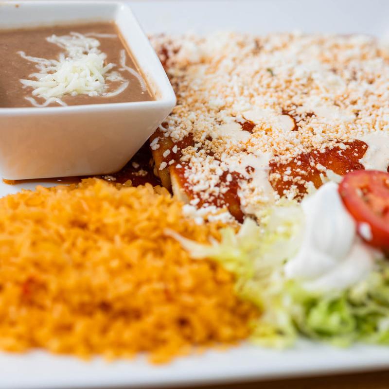 menu item 1 of 7, Enchiladas