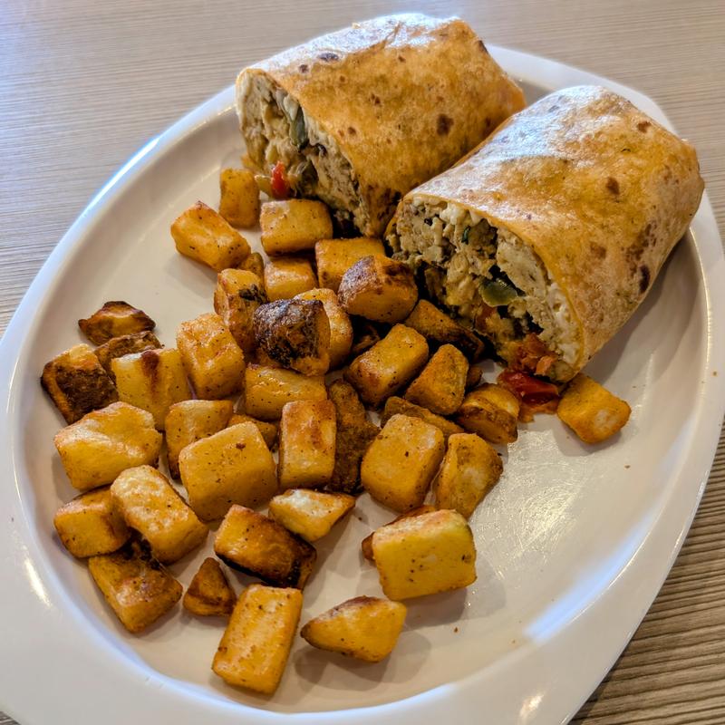 Steak and Veggies Burrito photo