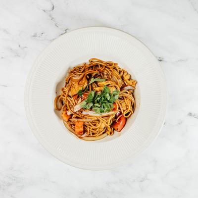 Chicken Garlic Noodles.