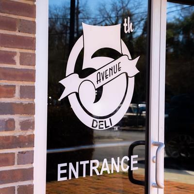 Exterior, door signage