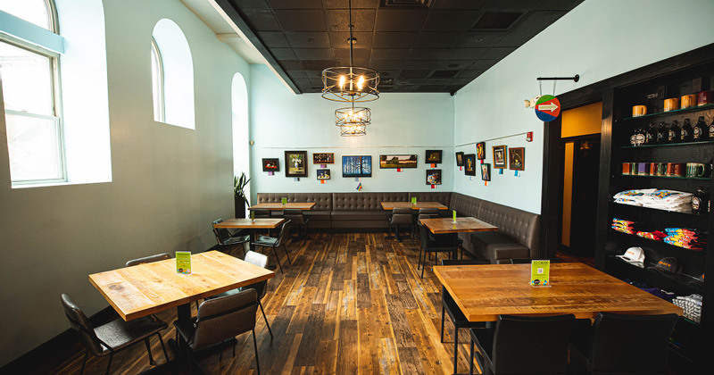 Tables ready for guests