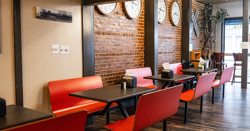 Interior, dining tables