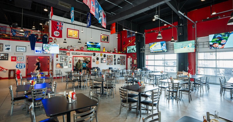 Interior, seating area
