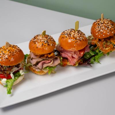 The Captains Beef Sliders.
