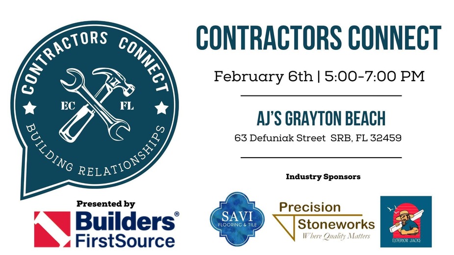 Contractors Connect at AJ's Grayton Beach event photo