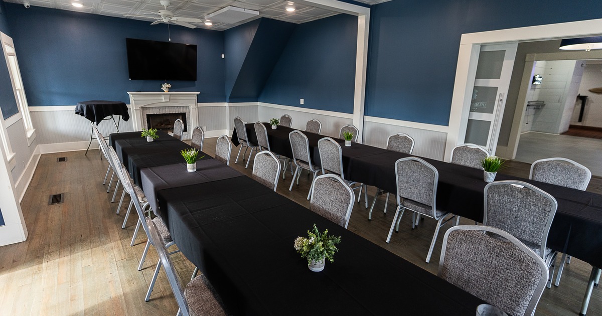 Diner area, party table