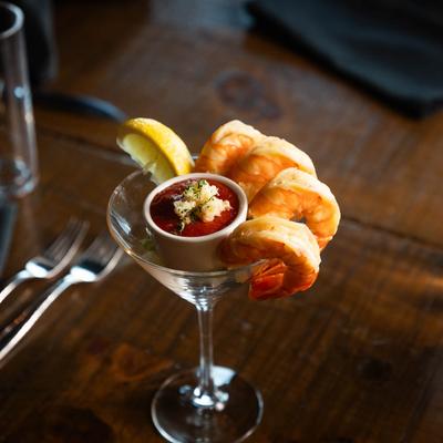 Shrimp cocktail.