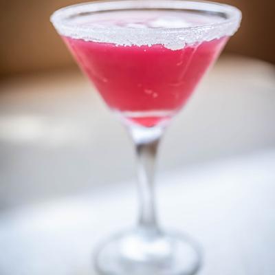 A served cocktail.
