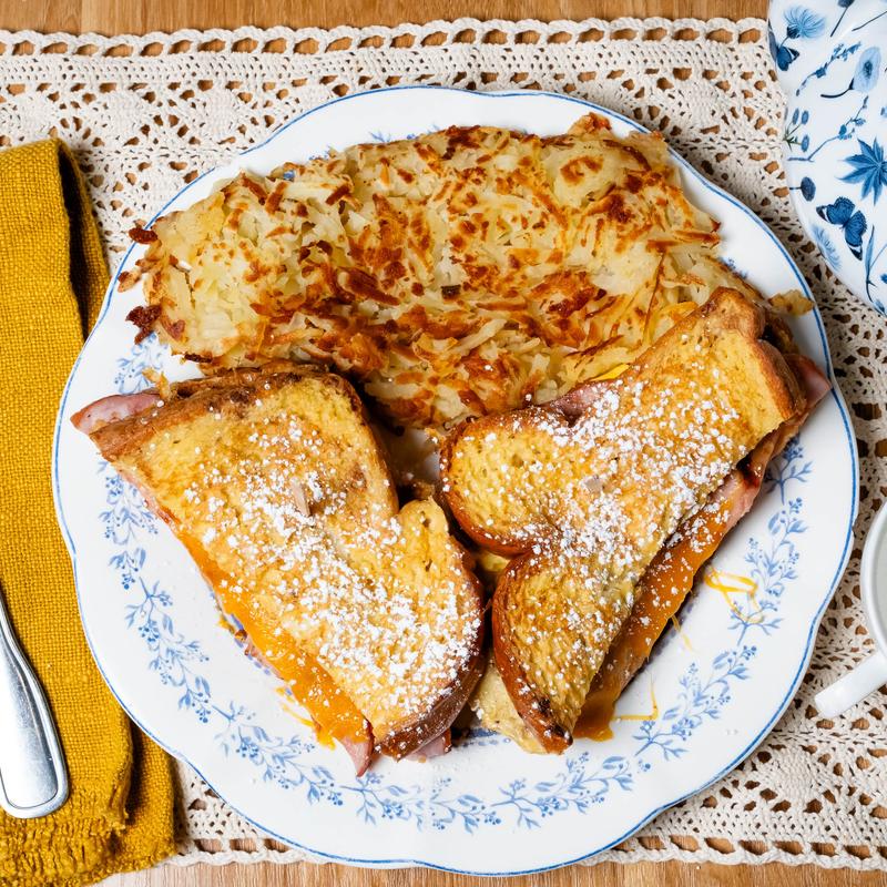 menu item 10 of 10, French Toast Breakfast Sando