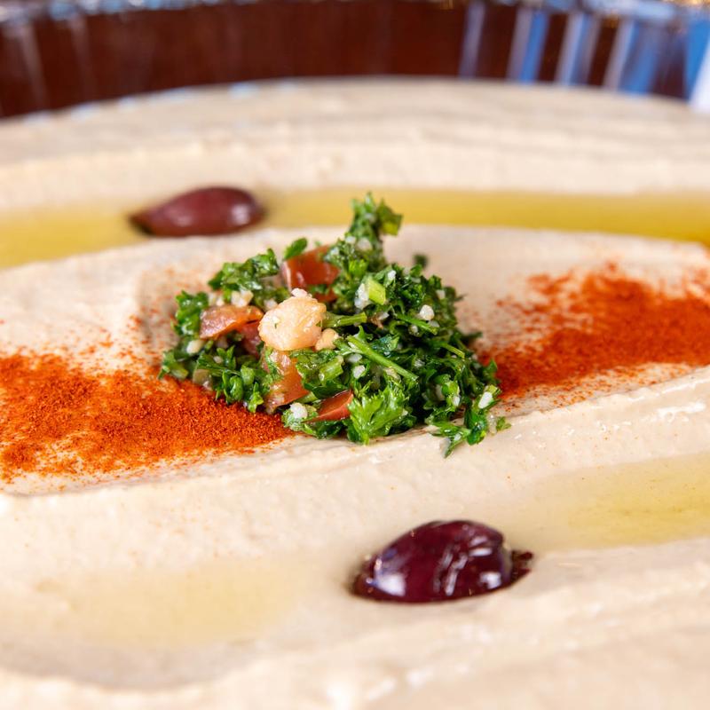 Regular Hummus with Pita photo