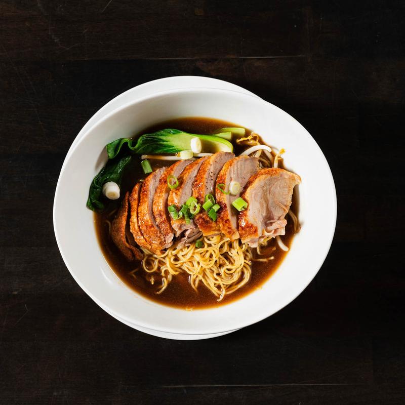 Roasted Duck Egg Noodle Soup photo