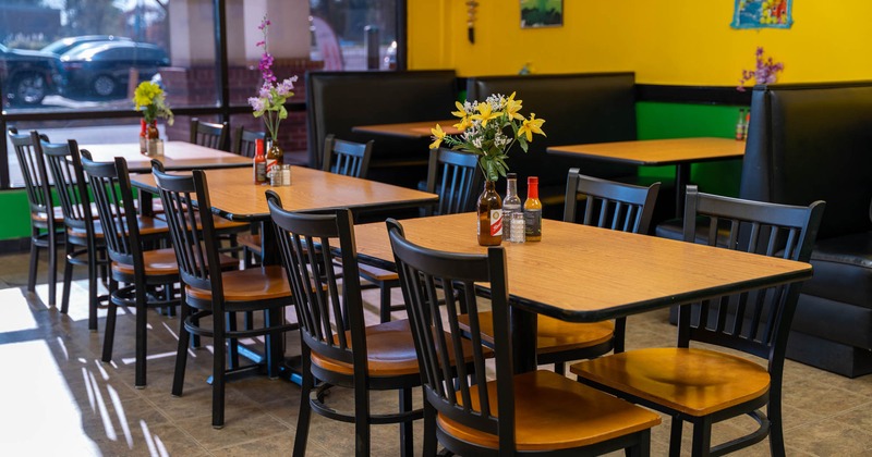 Interior seating area