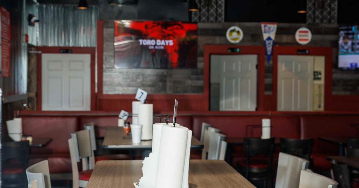 Interior seating area