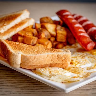 Specialty Kielbasa plate.