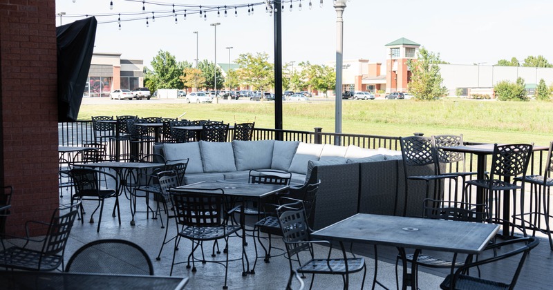 Exterior, main seating area
