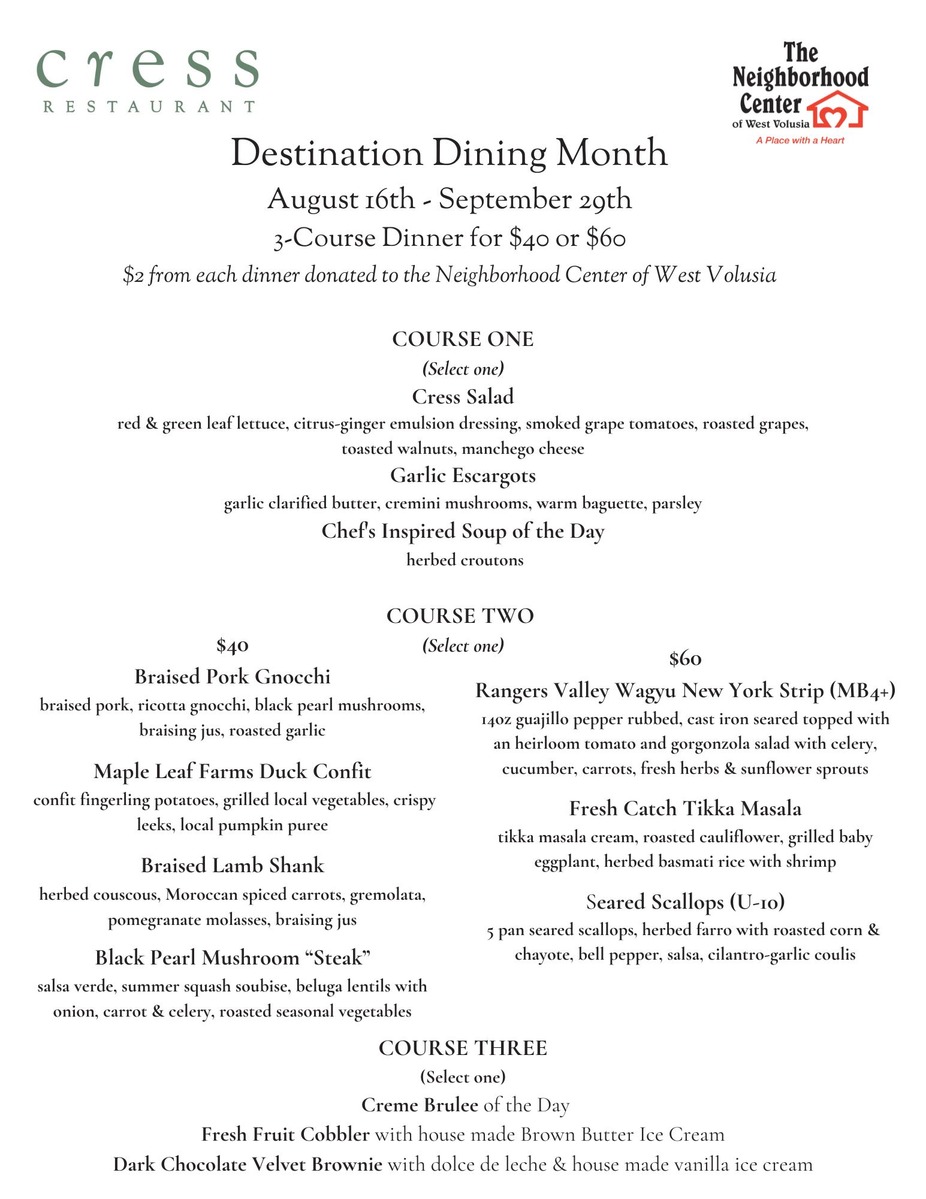 Destination Dining Month Continues event photo