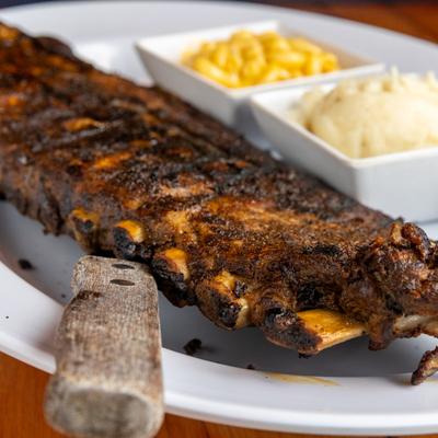 Grab your bibs to eat these ribs!.