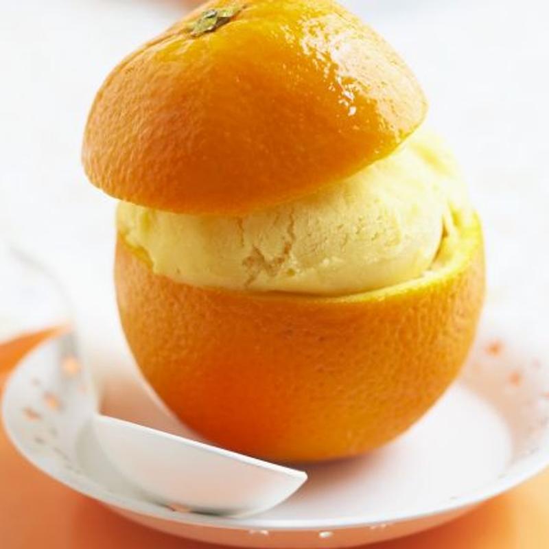 Homemade Orange Gelato photo