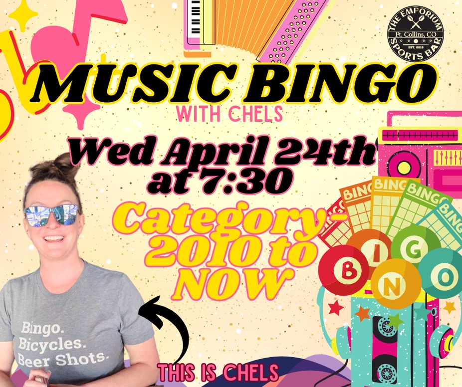 Music Bingo with Chelsea event photo