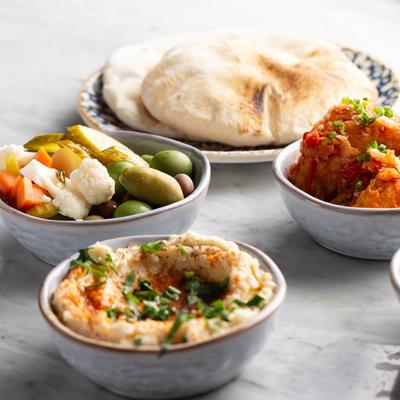 Mediterranean food Mezze platter