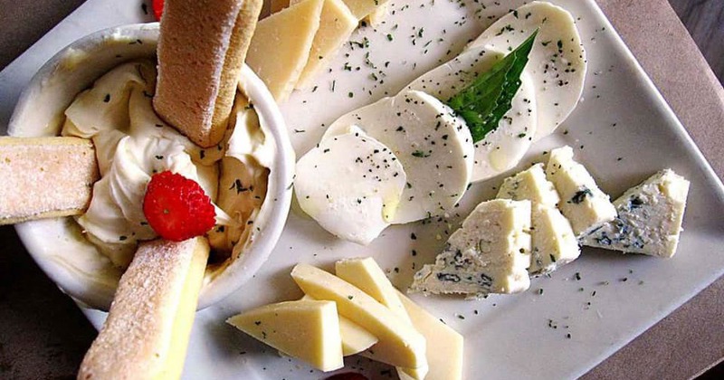 Selection of cheeses