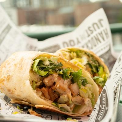 Chicken Caesar wrap.