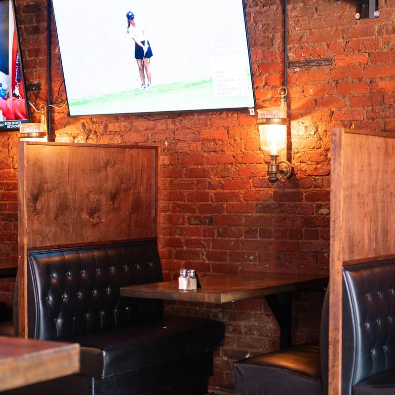 Interior, booths