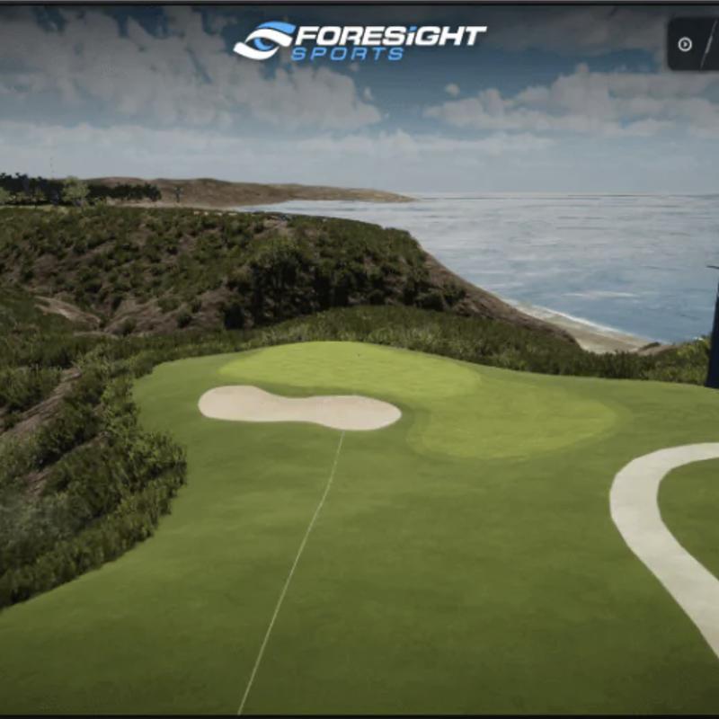 Virtual golf field and landscape