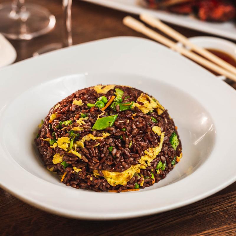 Bhutan Fried Red Rice photo