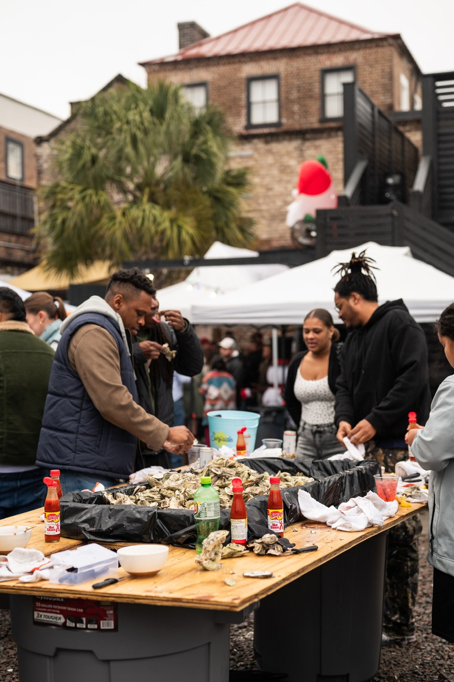 FREE OYSTER ROAST + HOLIDAY MARKET event photo