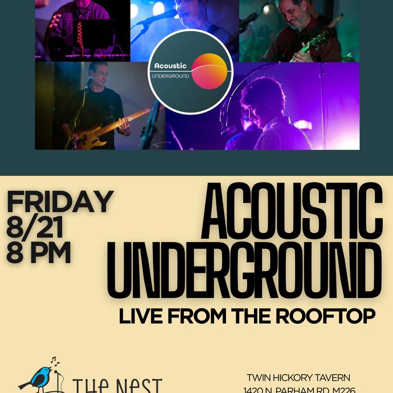 Event image Acoustic Underground Live at The Nest! #thenest