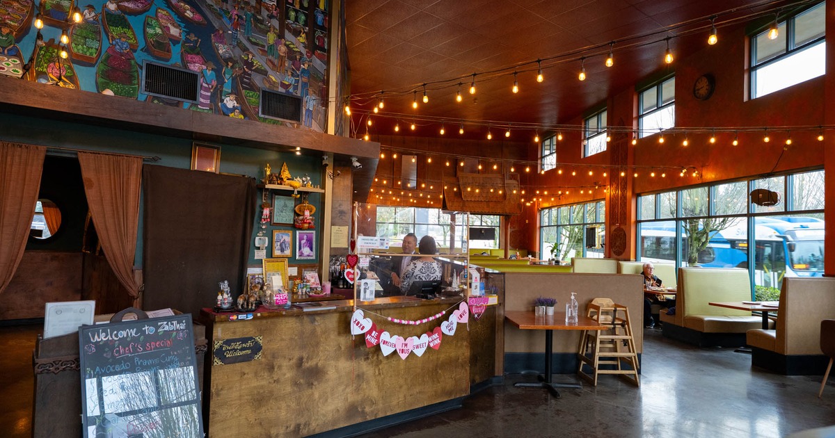 Interior, dining space