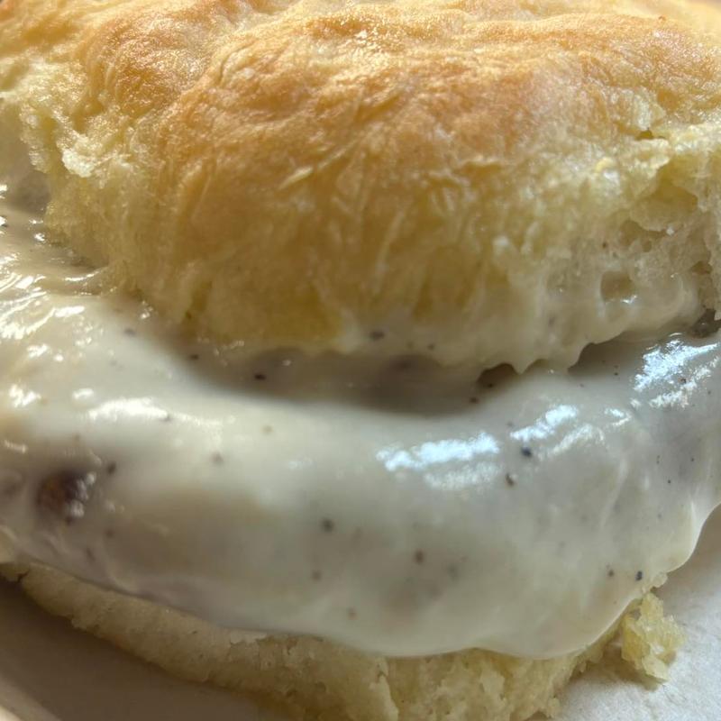 Steak Dipped Biscuit photo