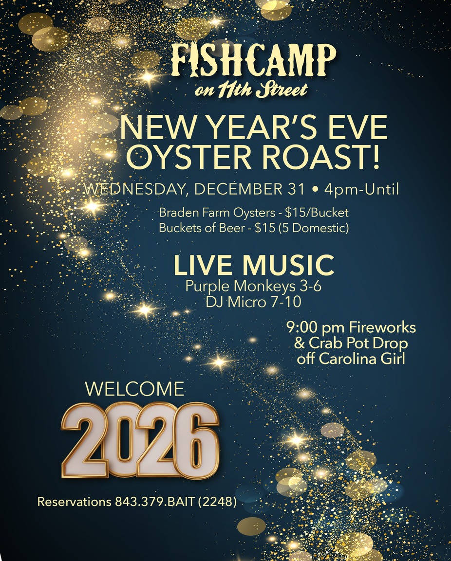 Annual New Years Eve Oyster Roast & Crab Pot Drop event photo
