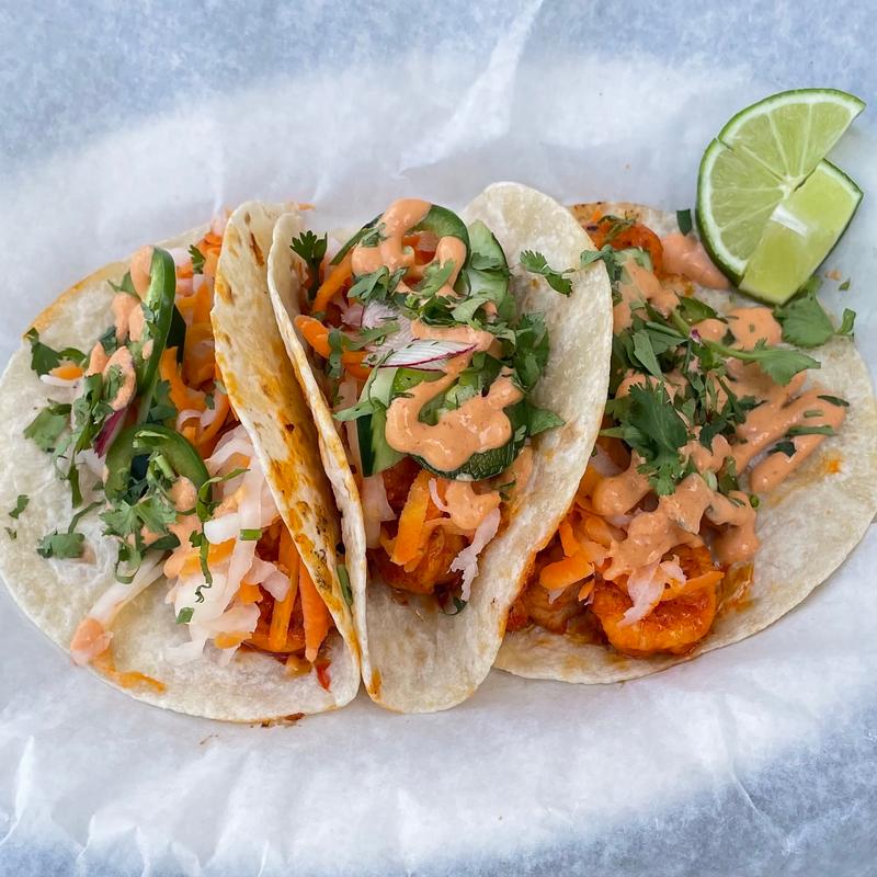 Gulf Shrimp Bánh Mì Tacos photo