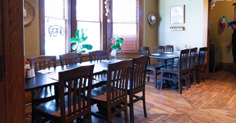 Interior, dining area