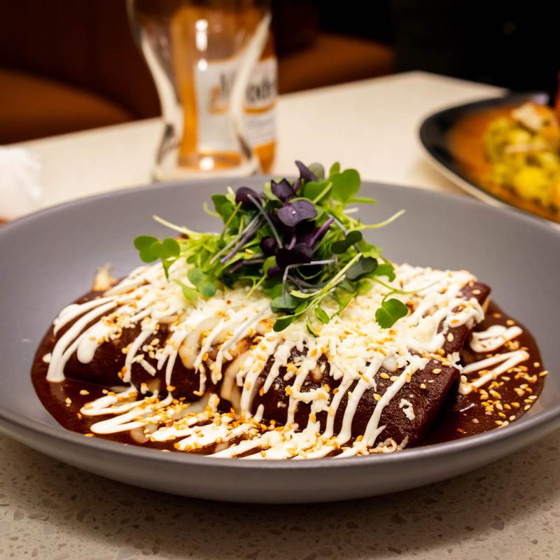Duck Mole Enchiladas photo