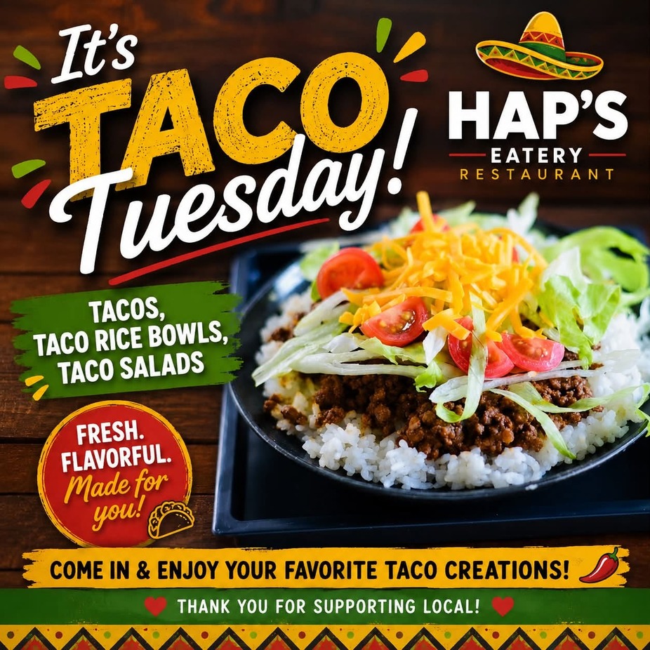 Tuesday September 1st Special 1